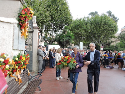 Ofrena floral de l'Onze de Setembre