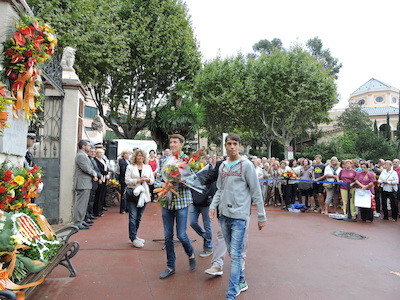 Ofrena floral de l'Onze de Setembre