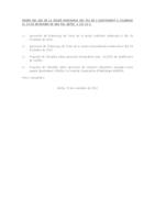 Ordre del dia de la sessi ordinria del Ple de l'Ajuntament d'Alella que se celebra el 29 de novembre de 2012