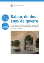 Sessió balanç dos anys de govern local Sessió balanç dos anys de govern local