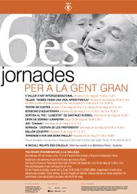 Cartell Jornades per a la Gent Gran Cartell Jornades per a la Gent Gran