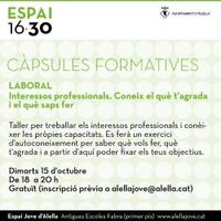 Càpsules formatives Espai Jove Càpsules formatives Espai Jove