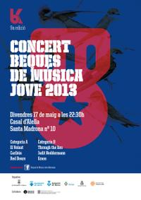 Cartell concert beques de música jove 2013 Cartell concert beques de música jove 2013