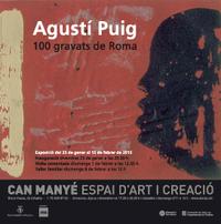 Cartell Agust Puig, 100 gravats de Roma