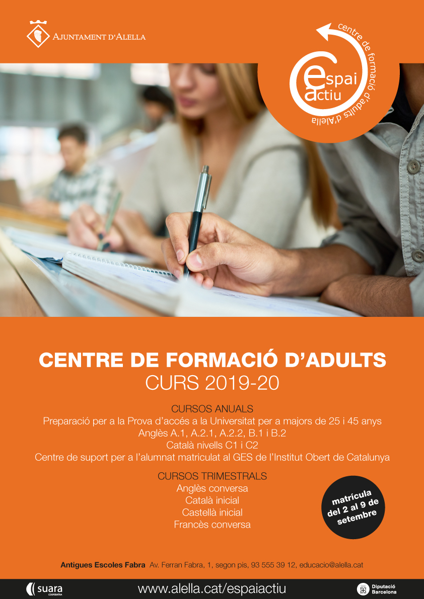 Espai Actiu-curs 2019-2020 Espai Actiu-curs 2019-2020