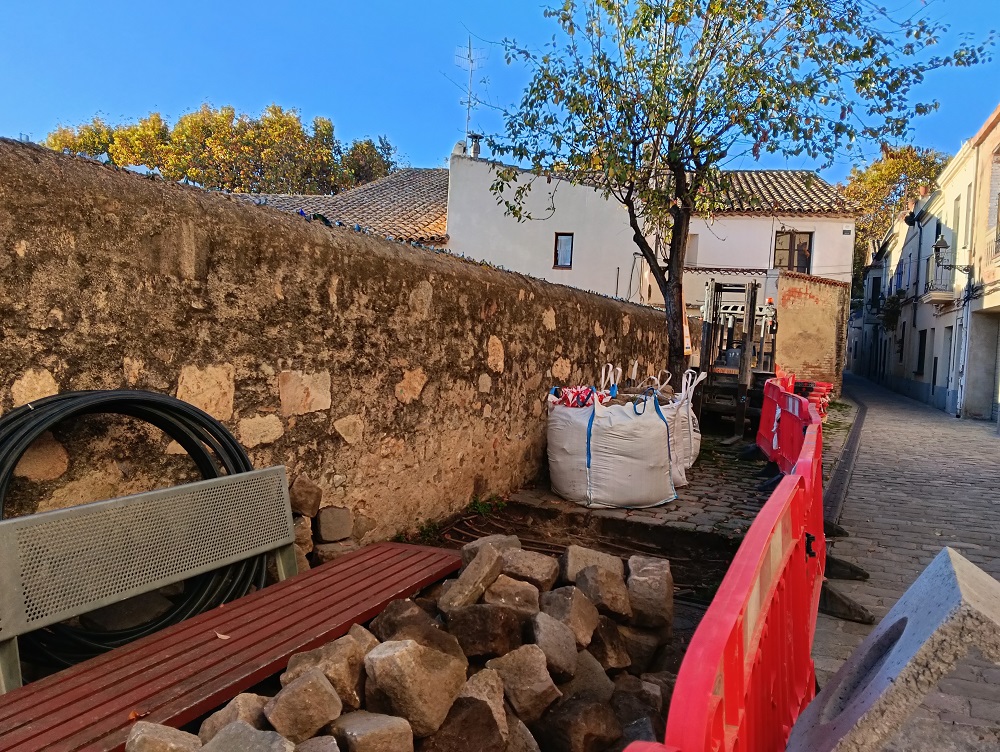 Obres carrer Comas Obres carrer Comas
