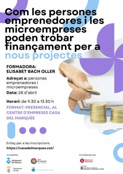 trobar finançament nous projectes