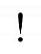 signo de admiraci�n