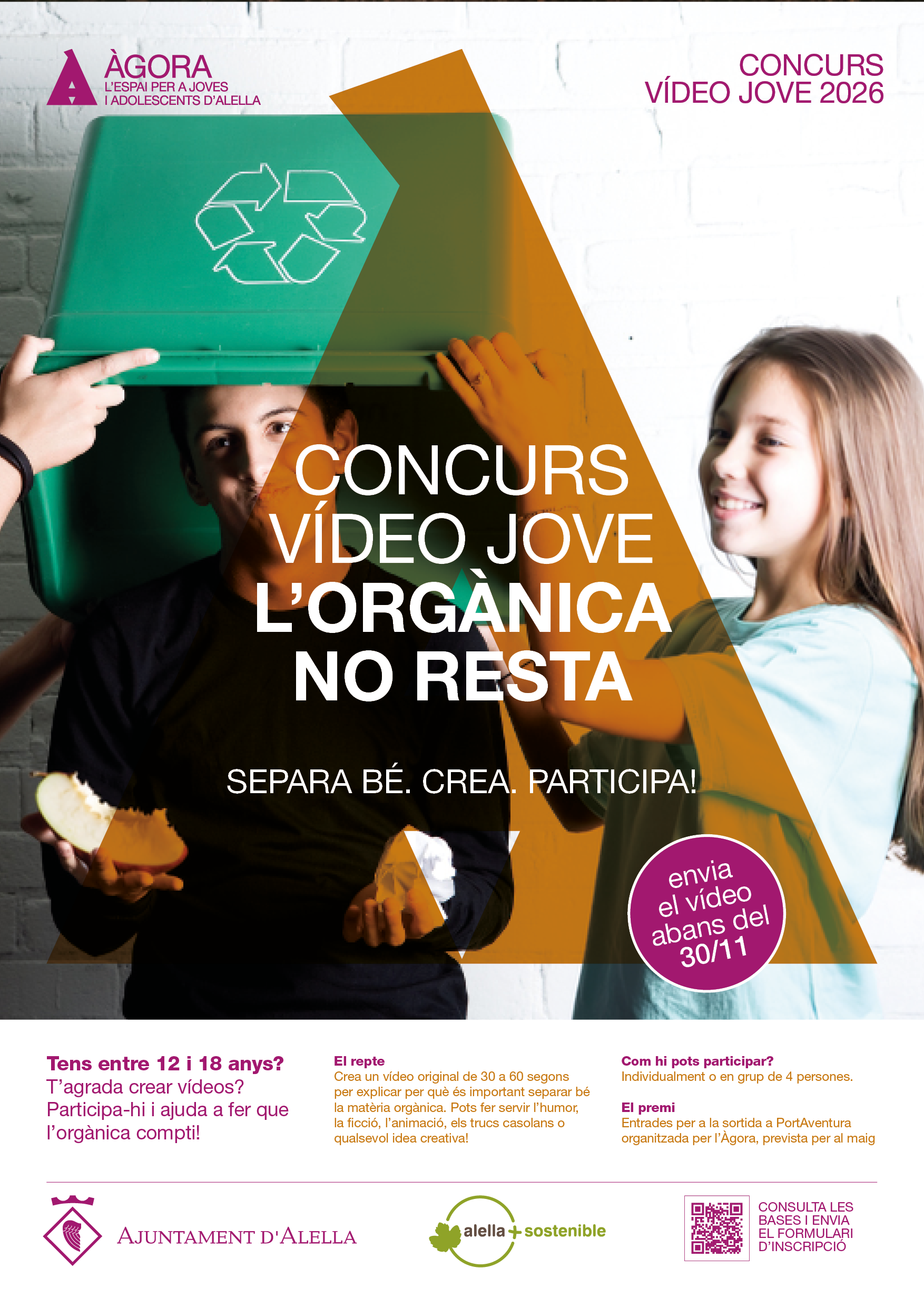 Cartell vídeo jove residus Cartell vídeo jove residus